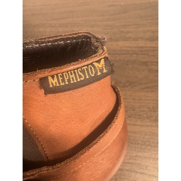 Mephisto Women’s Leather Ankle Booties Brown Zip comfort walking boots size 10 - Picture 2 of 7